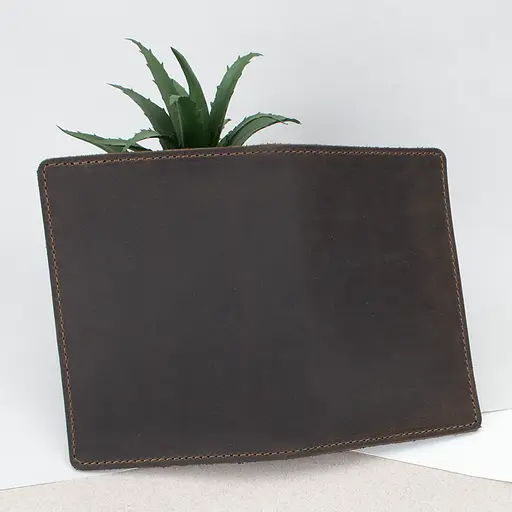 Обложка на паспорт кожаная HandyCover HC0073 коричневая - фото 3