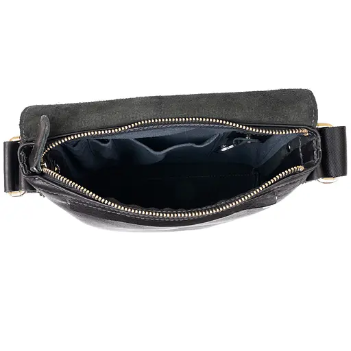 Сумка кожаная мужская GRANDE PELLE 21х23х4,5 см sum0012522 - фото 4