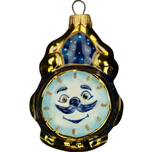 Ялинкова прикраса Різдвяні історії Зірковий годинник скло (4820001155198)