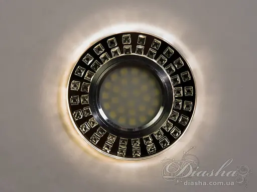 Ультрасучасний, досконалий, врізний, точковий світильник, чорного коль - фото 1