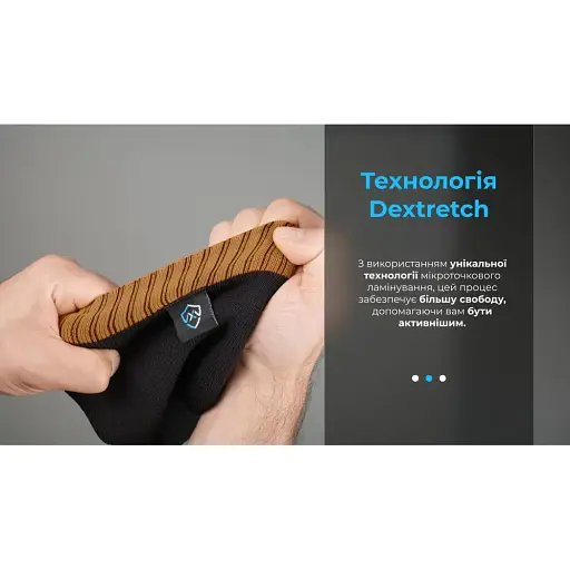 Носки DexShell Hytherm Pro Socks водонепроницаемые M 39-42 черные с коричневой полоской - фото 2
