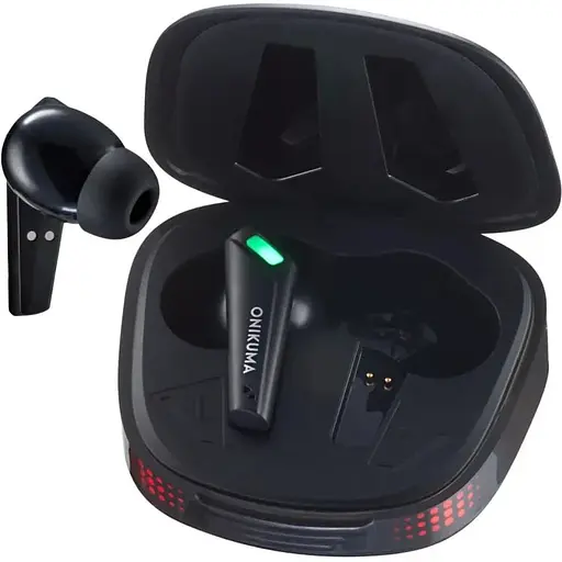 Наушники Onikuma Bluetooth T308 черные - фото 1