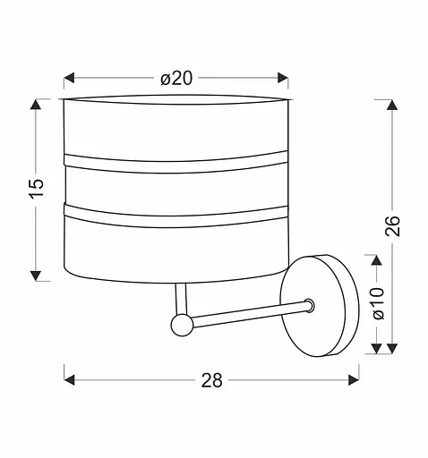 Бра Candellux 21-06134 Andy - фото 2