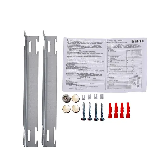 Радіатор сталевий панельний Kalite 22 низ/справа 600x1500 (без INNER) 000024216, Білий - фото 2