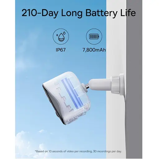 Набір бездротових камер відеоспостереження Baseus Security N1 Plus Outdoor комплект 2 штуки (S0TY002132) - фото 6