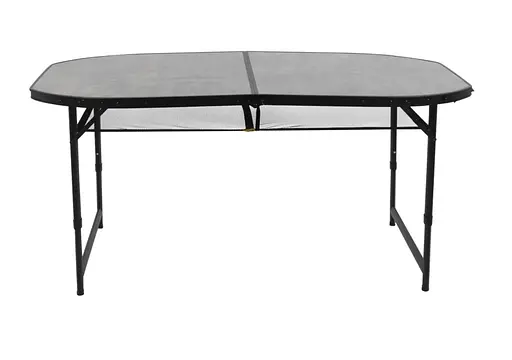 Стол Bo-Camp Northgate Oval 150x80 cm Black/Grey (1404188) - фото 2