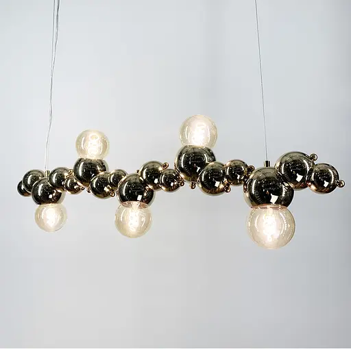 Bubble в золотом каркасе Line.F Длина 100 см - фото 4