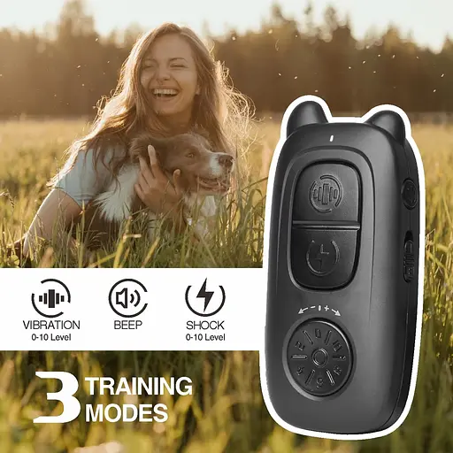 Електронний нашийник для середніх собак дресирувальний з трьома видами впливу DOBE DB800 (101091) - фото 4