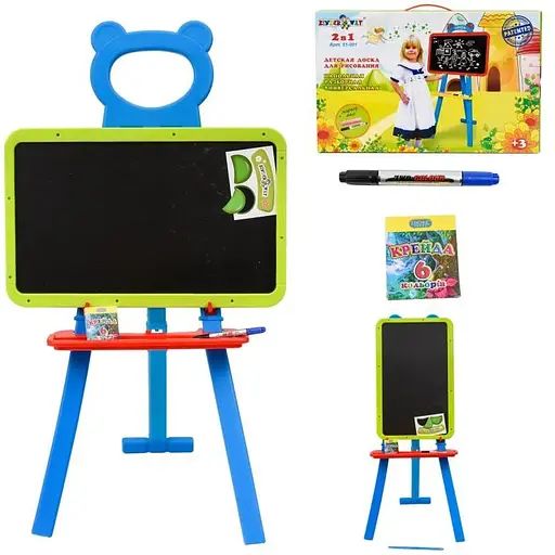 Мольберт двосторонній 94 см з аксесуарами