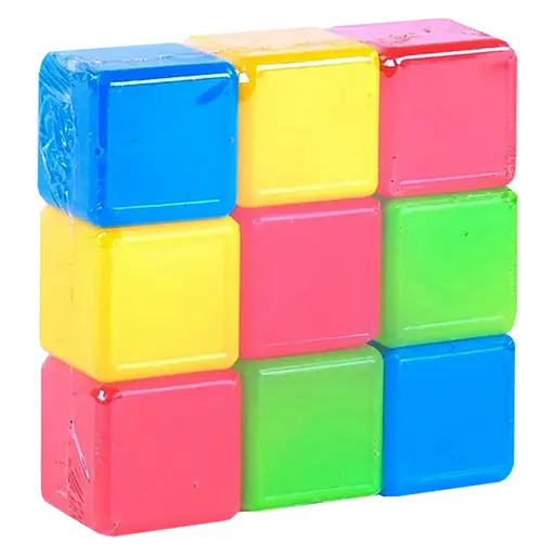 Дитячі пластикові кубики MToys 05061, в наборі 9 штук - фото 1