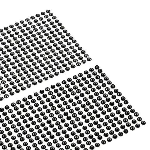 Перлини самоклеючі Чорні 5мм 375шт Rosa Talent - фото 6