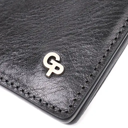 Шкіряний чоловічий гаманець Grande Pelle 9.5х10х1.5 см acs0026943 - фото 4