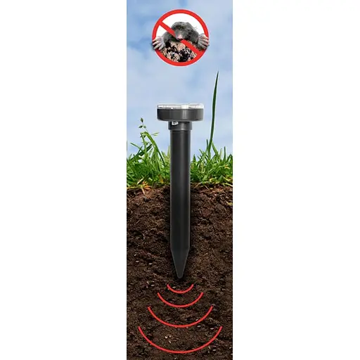 Відлякувач кротів та гризунів Bradas на сонячній батареї круглий CTRL-MO111S - фото 3