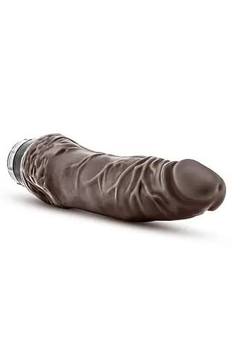 Вібратор Dr. Skin Cock Vibe 7", 21 см (коричневий) - фото 3