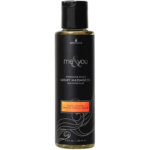 Масажна олія Sensuva Me&You Lemon, Ginger, Orange, Vanilla & Sugar (125 мл)