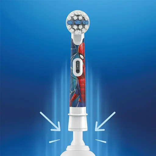 Насадки для електричної зубної щітки Oral-B Kids Людина-павук 2 шт. - фото 4