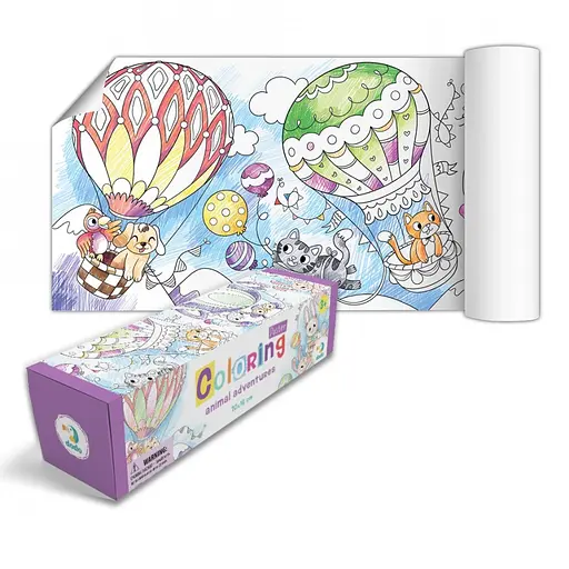 Раскраска Приключения животных DoDo 300290 размер 70х16 см - фото 3