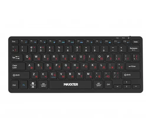 Бездротова клавіатура Maxxter KBWC01B 2.4G Wireless Black - фото 2
