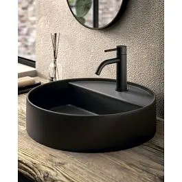 Змішувач для раковини Paffoni Light без донного клапана black matt LIG071NO, Чорний матовий - фото 4