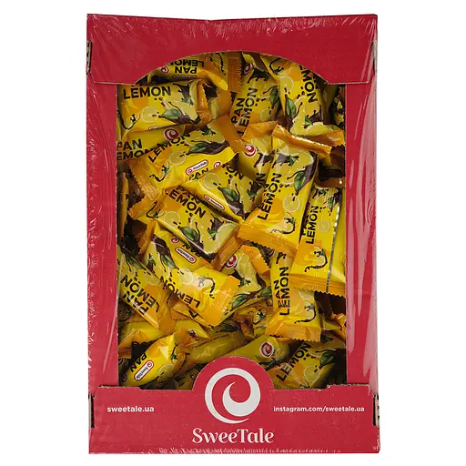 Цукерки глазуровані SweeTale Pan Lemon з желейним корпусом 2 кг