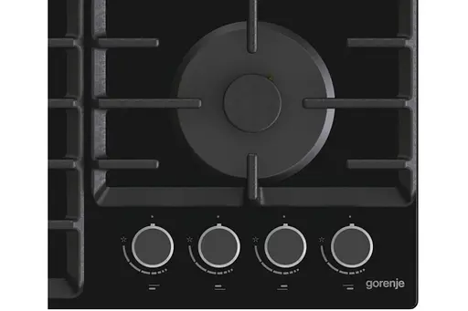 Варильна поверхня Gorenje газова на склі, 60см, чавун, чорний - фото 4