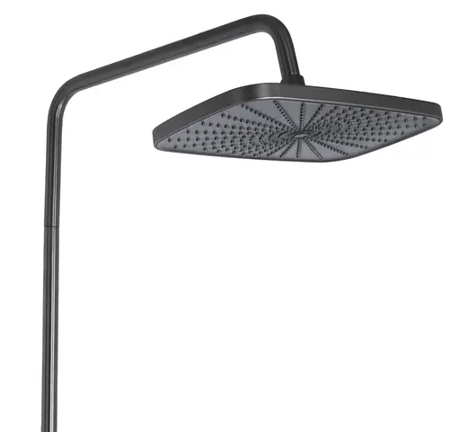 Душевая система универсальная Qtap Gemini Gunmetal Black PVD с изливом QTGEM111GMB45688 - фото 4