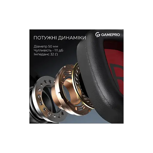 Навушники GamePro Asgard Valkyria RGB Tri-Mod (HSW249B) - фото 8