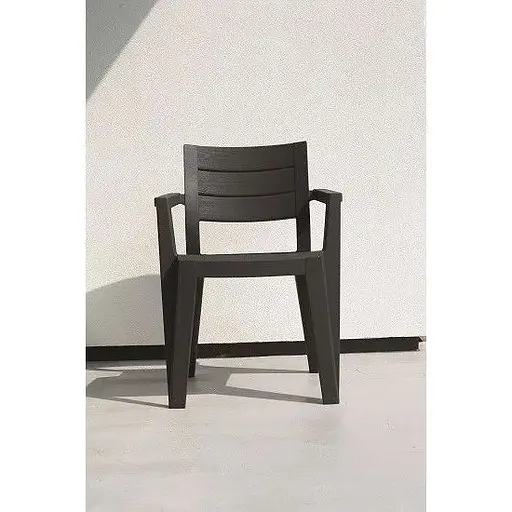 Стул садовый пластиковый Keter Julie серый - фото 6