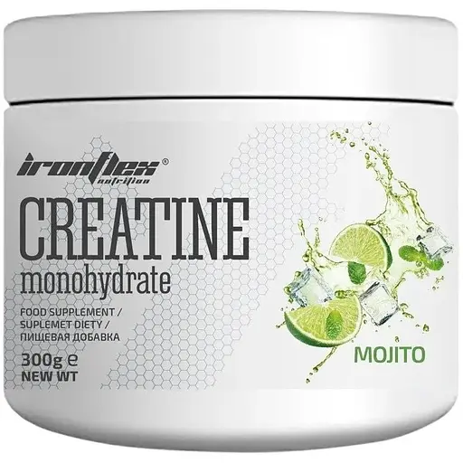 Креатин IronFlex Creatine Monohydrate, 300 грам - Мохіто