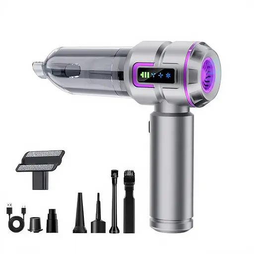 Автомобільний ручний пилосос 4 в 1 6000 мАг акумуляторний автопилосос Shunzhou electronics 