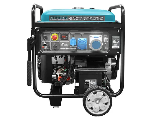 Генератор двоциліндровий бензиновий Konner&Sohnen 12/12.5 кВт KS 15-1E ATSR - фото 1