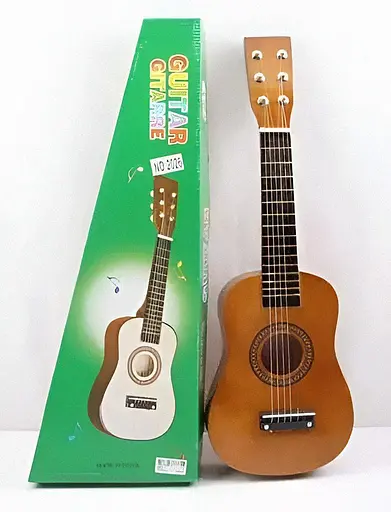 Детская шестиструнная гитара с медиатором в коробке 2026  – музыка с детства - фото 2