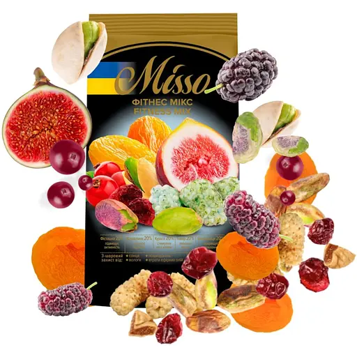 Ассорти сушеных ягод и ядер фисташки Misso Fitness Mix 100 г