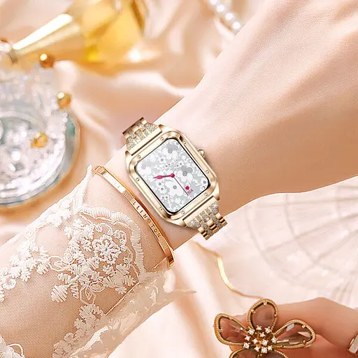 Годинник Smart Flower New Gold, 2 ремінця - фото 13