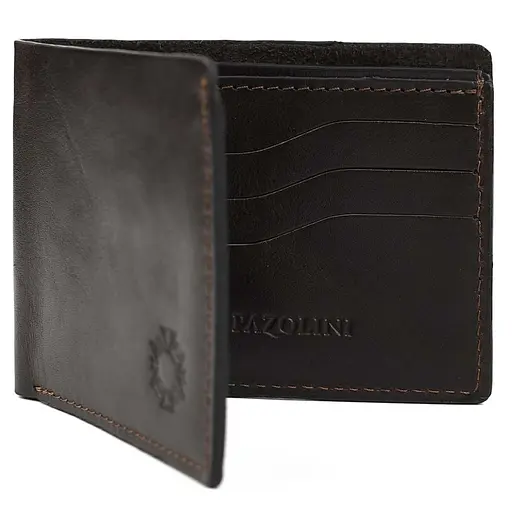 Мужской кожаный кошелек Pazolini 11.5х9х1 см acs0029284 - фото 4