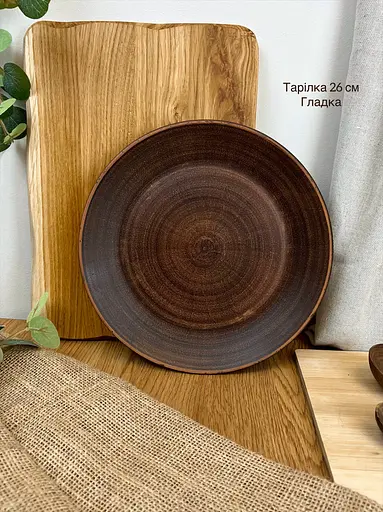 Столовый сервиз керамической (глиняной) посуды для Борща на 6 человек Гладкий - фото 7