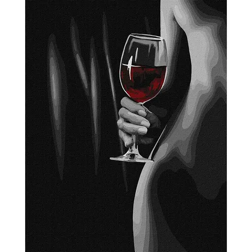 Картина по номерам "Спокусливий силует" KHO8406, 40х50см