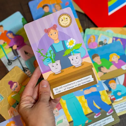 Психологічна гра для занять із дітьми "Давай поговоримо!" 10156039, 30 карток - фото 7