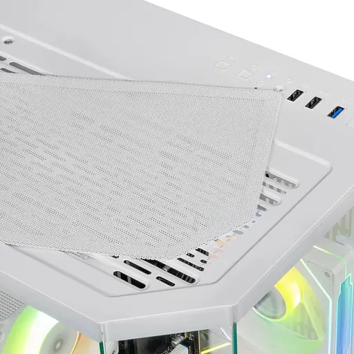 Корпус QUBE CRYSTAL ARGB White (CRYSTAL_GWNU3) Без БП - фото 11