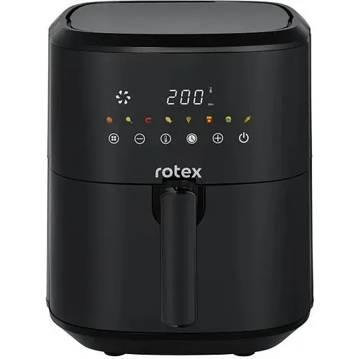 Аерофритюрниця Rotex ROM650-XL MultiFry електрична 6.5л Чорний 1700 Вт - фото 1