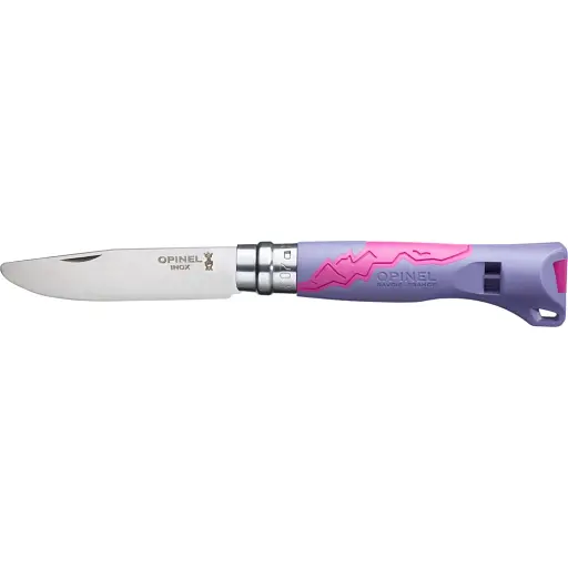 Нож Opinel №7 VRI Inox Outdoor Junior. Цвет – фиолетовый