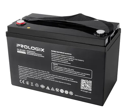 Акумуляторна батарея для ДБЖ ProLogix AGM 12 V / 100 А*ч (PL12-100) - фото 2