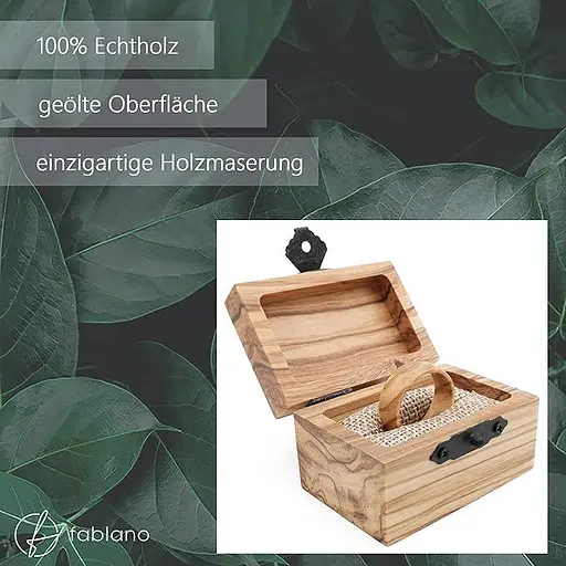 Кільце 8 мм із справжнього дерева - Кільце з оливкового дерева - Ідея подарунка з дерев'яного кільця, дерево - оливкове дерево - фото 2