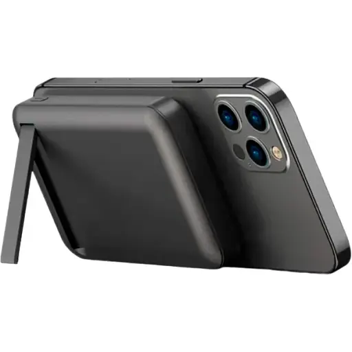 Внешний аккумулятор Wiwu Snap Cube Magnetic Wireless Charger 10000mAh Black [104330] - фото 4