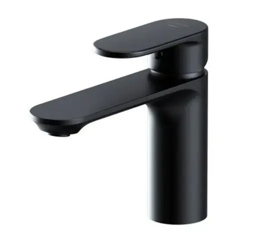Змішувач для умивальника Cersanit Crea S951-331 одноважільний Чорний 30412 - фото 1