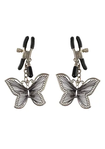 Затискачі для сосків Pipedream Fetish Fantasy Butterfly сріблястий - фото 2