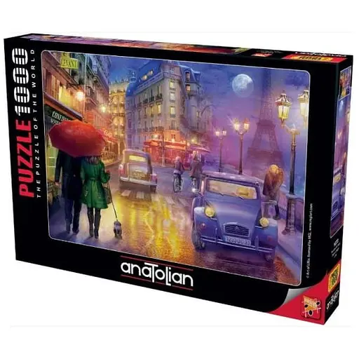 Пазл Anatolian Ночной Париж 1000 эл. (A-1070)