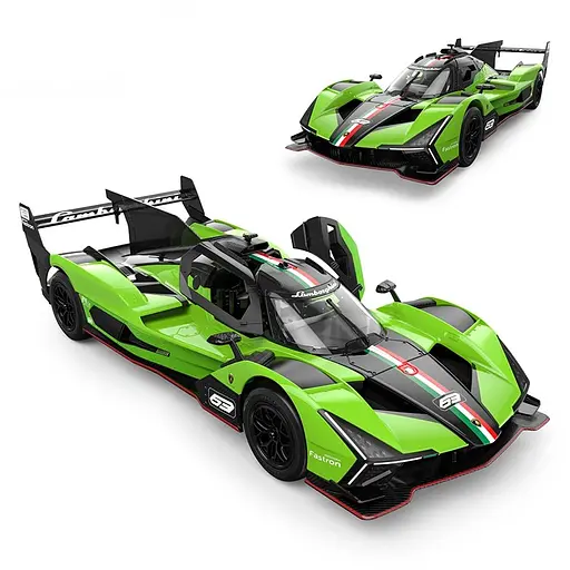 Машинка Lamborghini SC63 зелений RASTAR модель 1:14 Автомобіль на дистанційному керуванні + пульт - фото 3