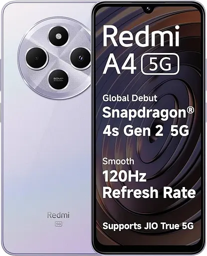 Смартфон Xiaomi Redmi A4 5G 4/128GB Sparkle Purple Global Version