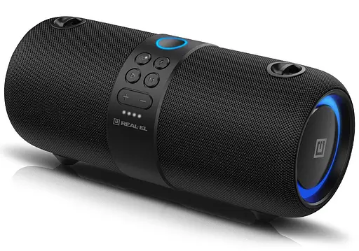 Bluetooth колонка Real-El X-735 black (EL121600011) UA - фото 3